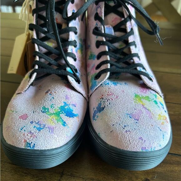 Dr. Martens Women’s Pink Sheridan Confetti Suede Boots Size 7 NEW MSRP 140.00 - Picture 11 of 16